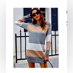 Fall Knit Sweater Dress
